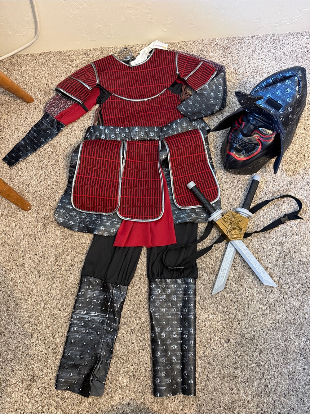 Child Samurai Costume size Med